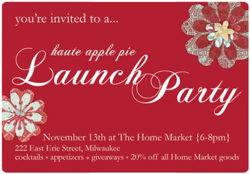 HAP Launch Party cocktail invite