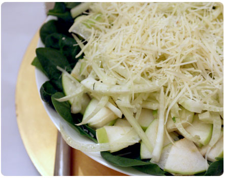 Fennel, Apple & Spinach Salad