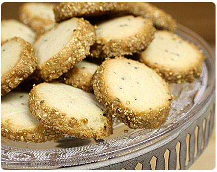 Lavender Butter Cookies
