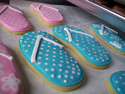 flip flop cookie