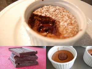 molten cake collage