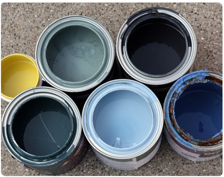 abstract paint palette