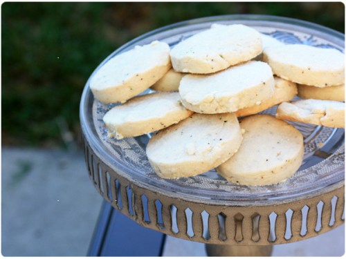 black pepper shortbread