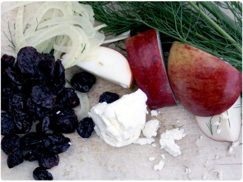 autumn salad ingredients