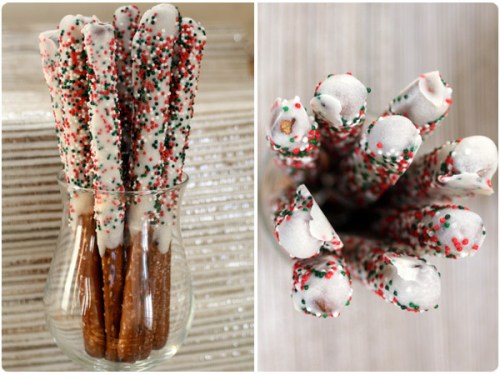 dipped pretzels