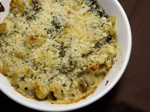 mushroom and onion macaroni and cheese recipe
