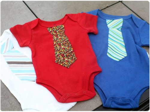 neck tie onesie