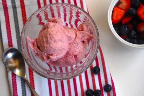 Triple Berry Ice Cream