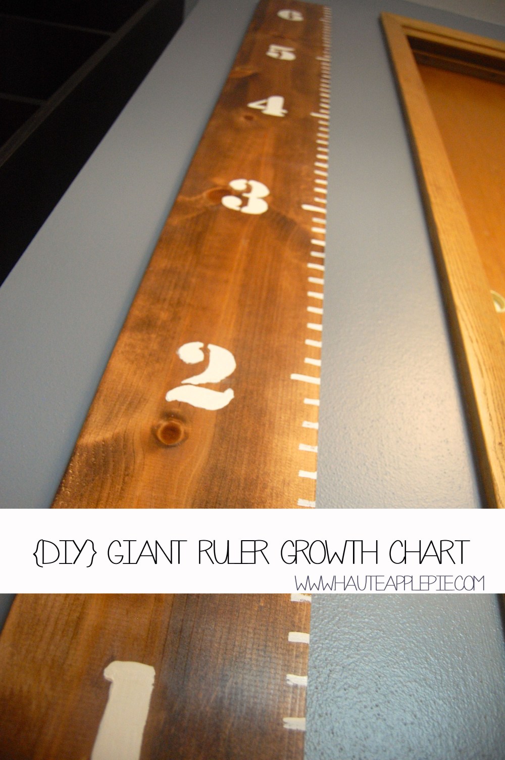 {DIY} Giant Ruler Growth Chart