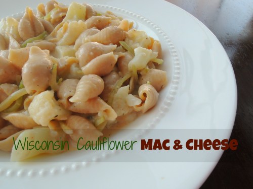 Wisconsin Cauliflower Mac n Cheese